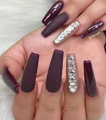 Chic-Coffin-Burgundy-Nails-Design-5