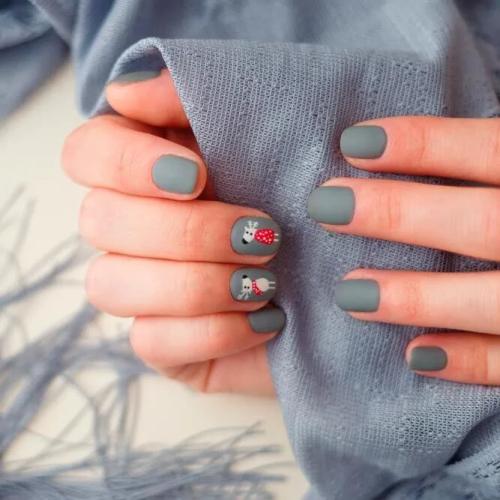 Christmas-Nail-Art-With-Deer-6