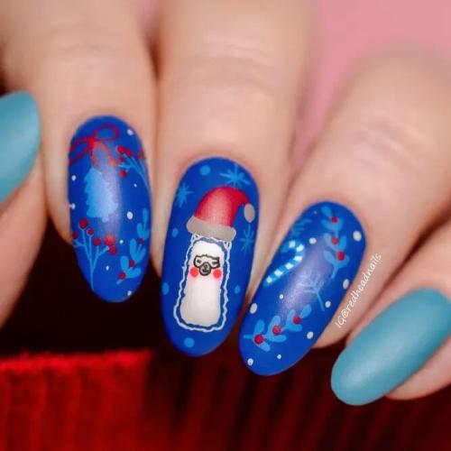 Christmas-Nail-Design-with-Santa-2