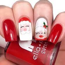 Christmas-Nail-Design-with-Santa-5