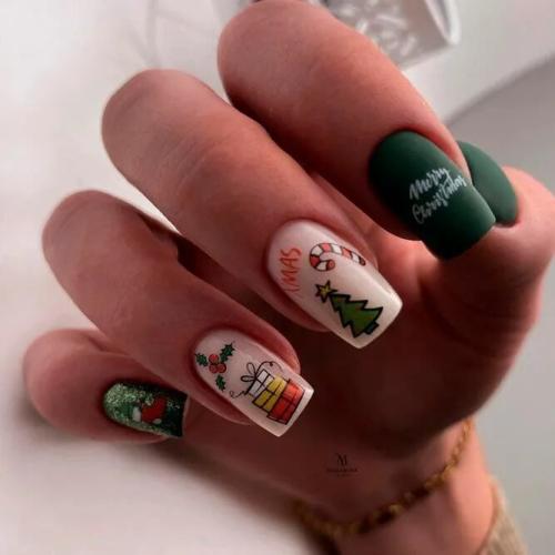 Christmas-Presents-Nails-Art-4