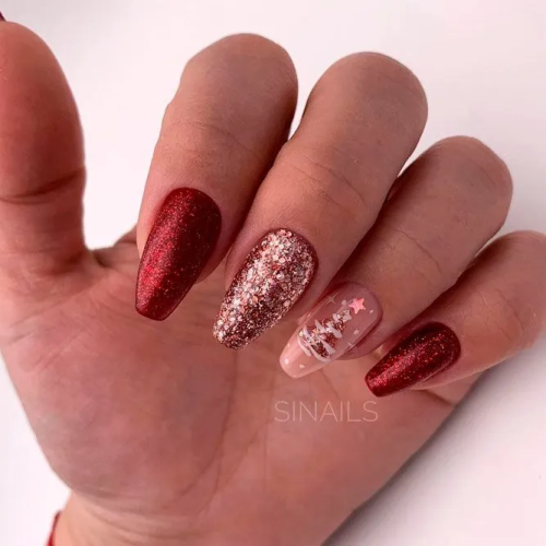 Christmas-Trees-for-Winter-Nails-Designs-3