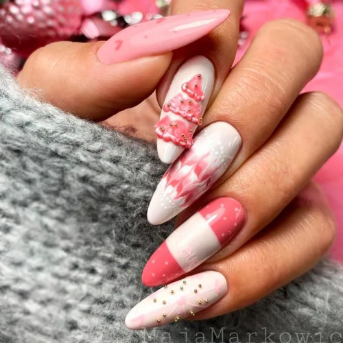 Christmas-Trees-for-Winter-Nails-Designs-4