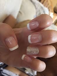 Classic-Accent-Nails-with-Lovely-French-Tips-8