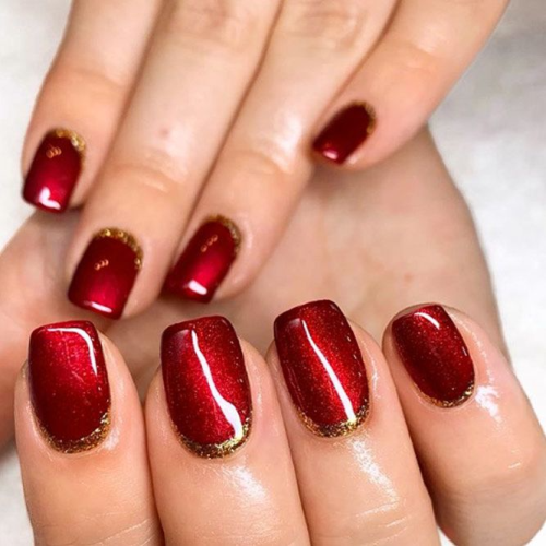 Classic Red Winter Nail Colors