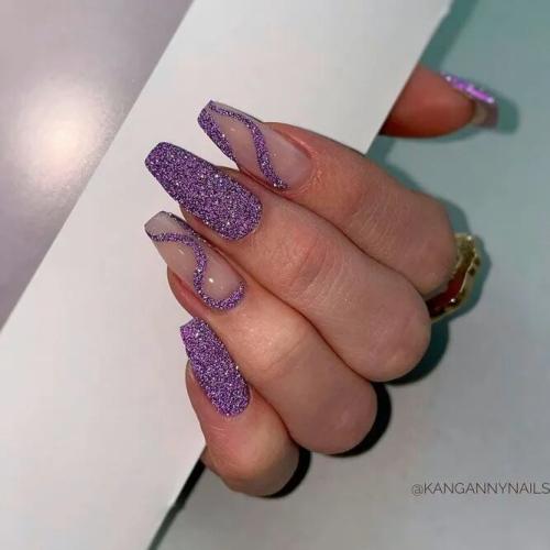 Coffin-Violet-Glittery-Nails-1