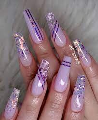 Coffin-Violet-Glittery-Nails-3