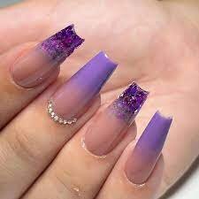 Coffin-Violet-Glittery-Nails-4