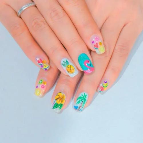 Colorful-Fruits-Nails-Design-2