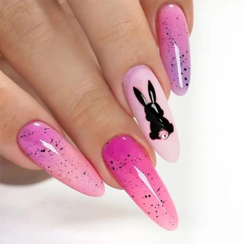 Cute-Bunny-or-Rabbit-Easter-Nail-Art-Ideas-2