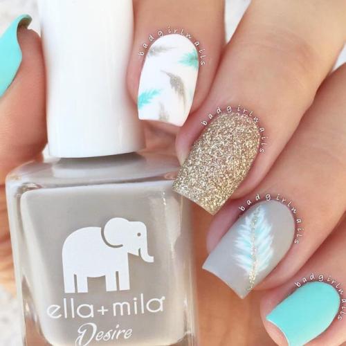 Cute-Nail-Designs-with-Sweet-Feathers-3