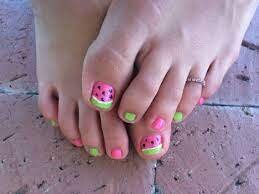 Cute-Watermelon-Toe-Nails-2