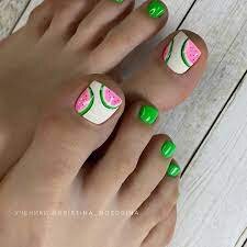 Cute-Watermelon-Toe-Nails-5