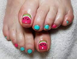 Cute-Watermelon-Toe-Nails-7