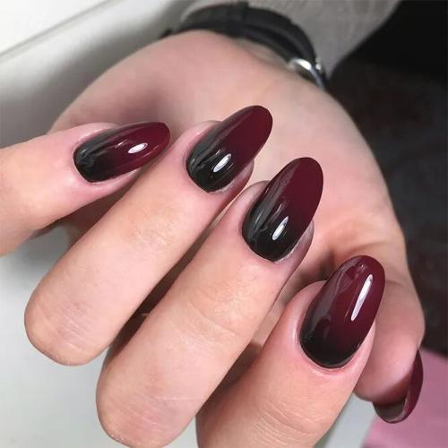 Dark-Burgundy-Classy-Nails-1