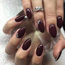 Dark-Burgundy-Classy-Nails-3