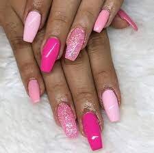 Dark-and-Light-Pink-Nails-Combo-5