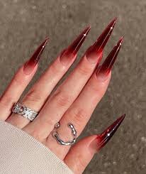 Deep-Red-Ombre-Nails-5