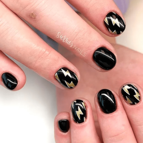 Dramatic-Black-Harry-Potter-Acrylic-Nails-1