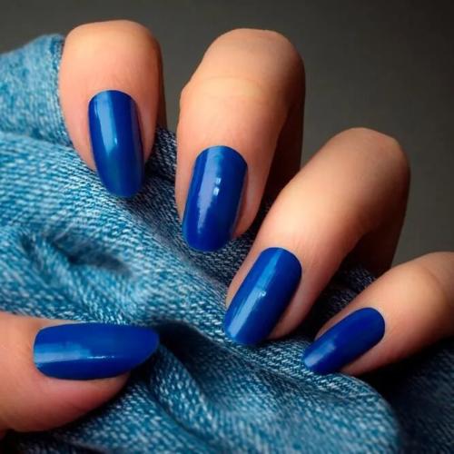Dusty-Blue-Summer-Nail-Designs-5
