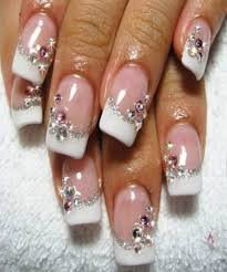 Elegant-Rhinestone-Accent-Classy-Nails-Design-6