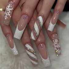 Elegant-Rhinestone-Accent-Classy-Nails-Design-8