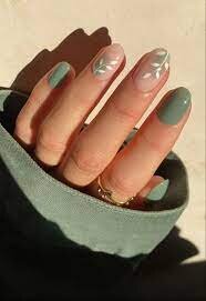 Elegant-Sage-Green-Wedding-Nails-2