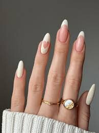 Elegant-White-Almond-Shaped-Nails-7