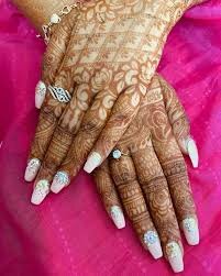 Embellished-Wedding-Nail-Idea-5