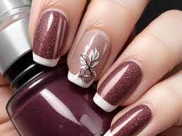 Fall-Manicure-With-Leafy-Art-9