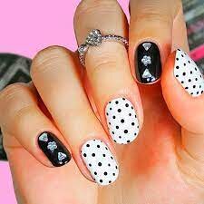Fancy-Nails-With-Dots-7