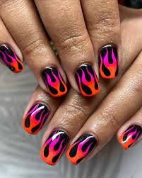 Fire-Flame-Ombre-Nails-2