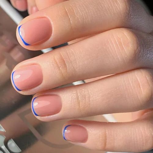 French-Manicure-For-Short-Acrylic-Nails-1