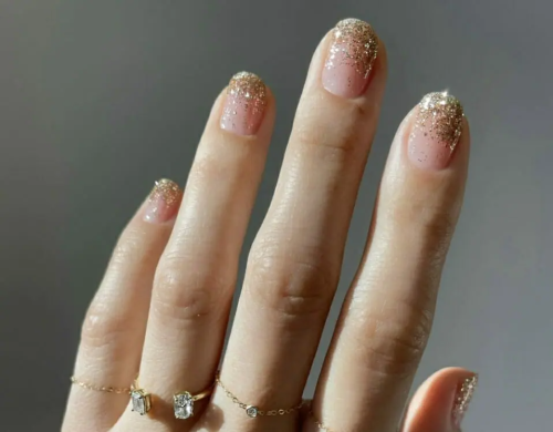 French-Ombre-Nails-with-Glitter-1