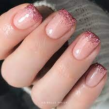 French-Ombre-Nails-with-Glitter-2