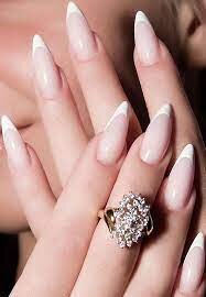 French-Tips-For-Pointed-Nail-Designs-3