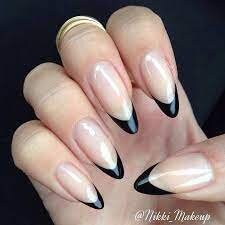 French-Tips-For-Pointed-Nail-Designs-4