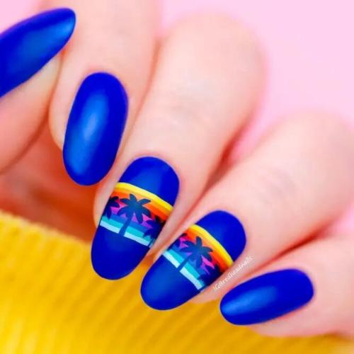 Fun-Palm-Tree-For-Tropical-Nails-Design-1