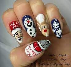 Funny-Snowmen-For-Christmas-Nails-2