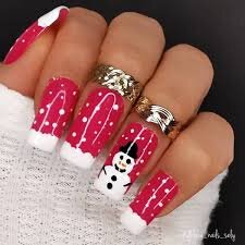 Funny-Snowmen-For-Christmas-Nails-4