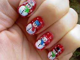 Funny-Snowmen-For-Christmas-Nails-5