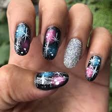 Galaxy-Inspired-Long-Nails-Design-9