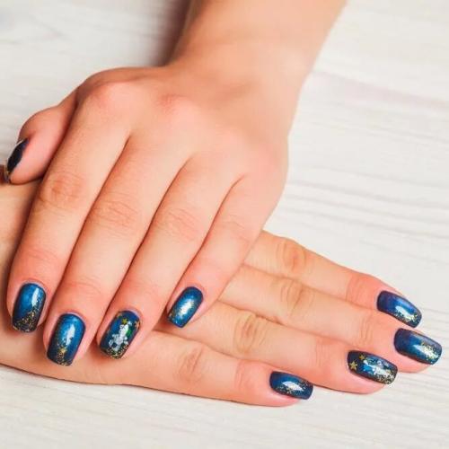 Galaxy-Nail-Art-Designs-for-Short-Nails-1