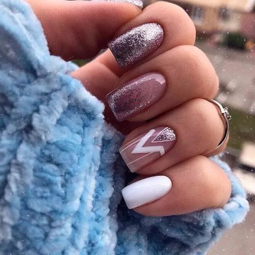 Geometric-Squoval-Nails-Art-Design-3