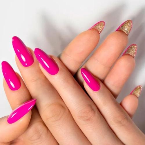 Glitter-Almond-Nail-Designs-5