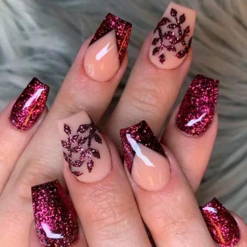 Glitter-Coffin-French-Nails-1