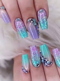 Glitter-Ombre-Short-Coffin-Mani-6