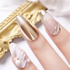 Gold-Chrome-Acrylic-Manicure-10