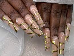 Gold-Chrome-Acrylic-Manicure-3