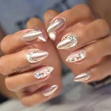 Gold-Chrome-Acrylic-Manicure-7